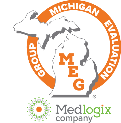 MEG logo - Michigan evaluation group