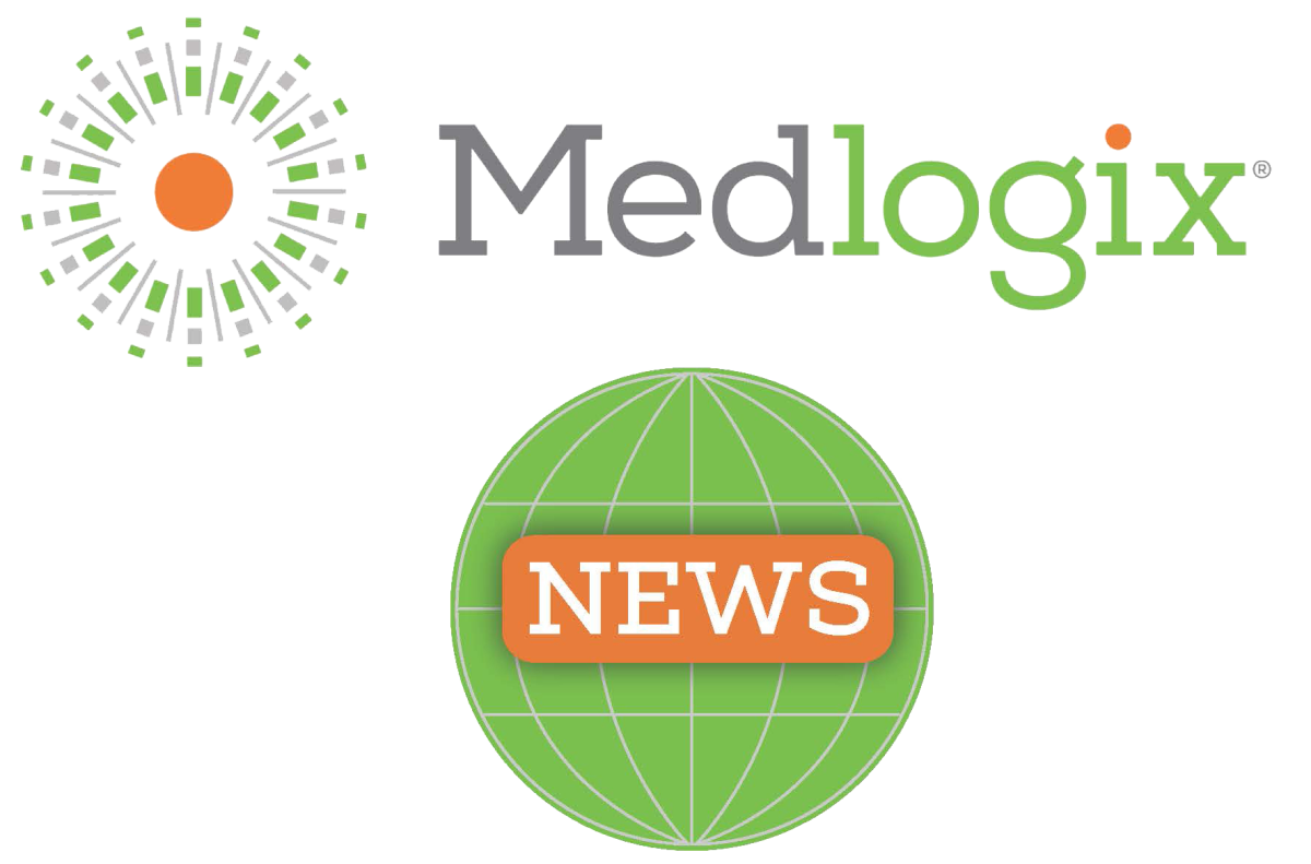 Medlogix logo with news logo underneath