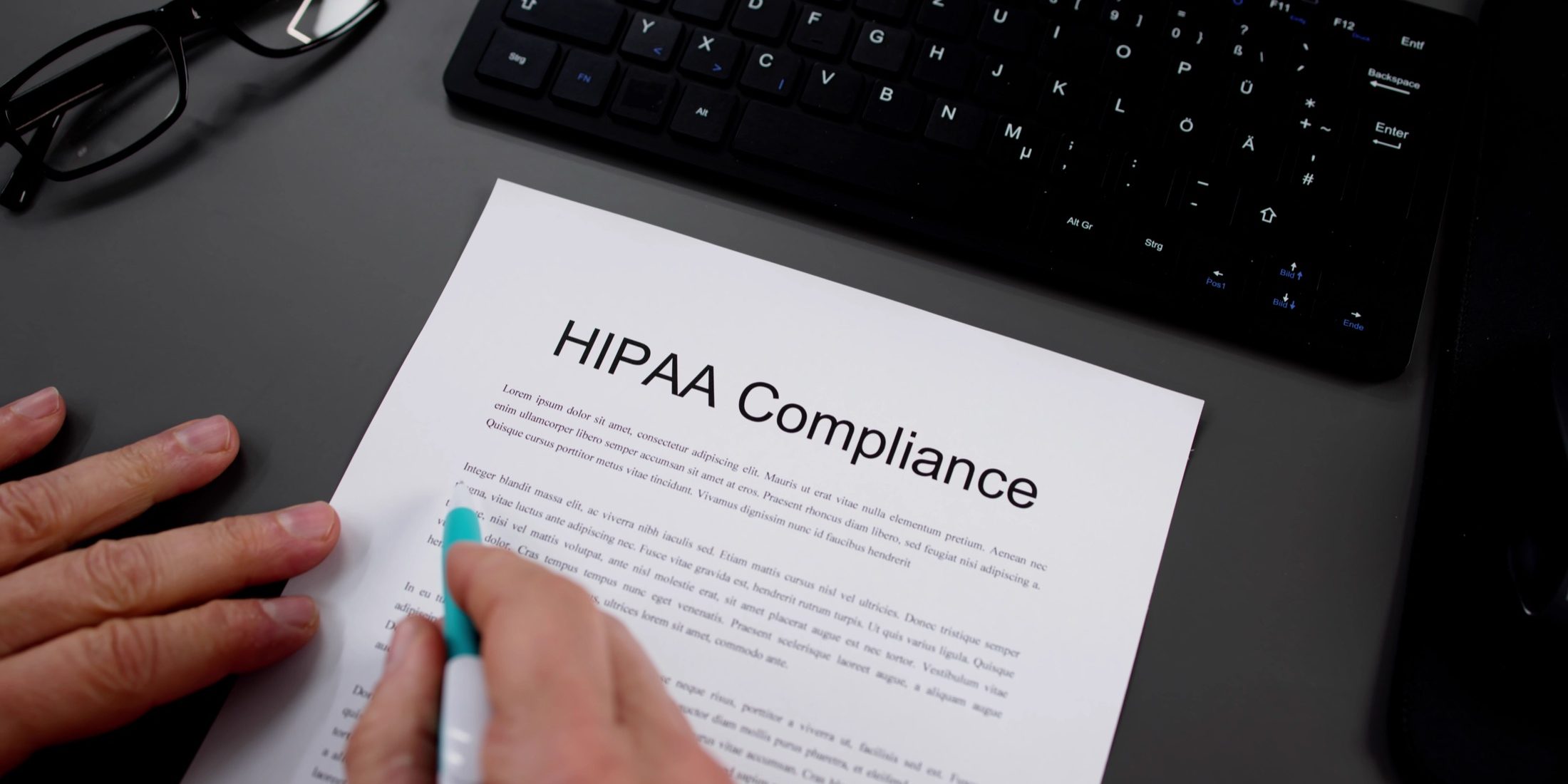 HIPAA compliance documents